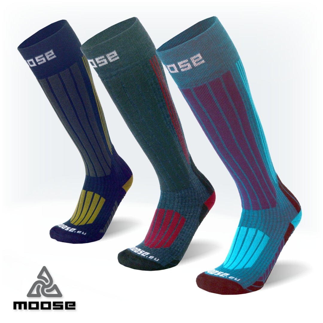 TREK LONG turistické merino podkolenky Moose