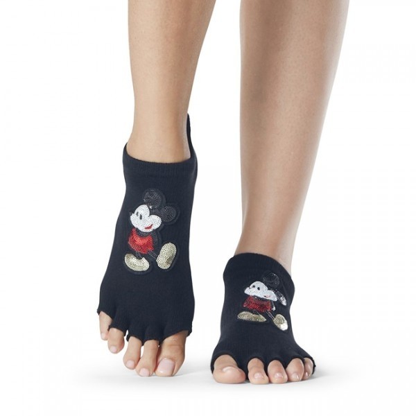 LOW RISE bezprstové kotníkové ponožky ToeSox - CLASSIC MICKEY DISNEY