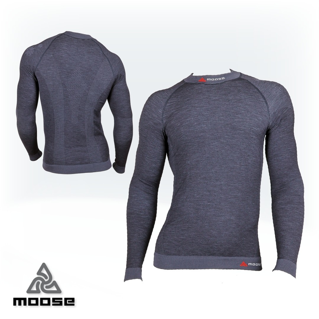 BASE MERINO TEE MEN teplé sportovní termoprádlo Moose