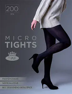 MICRO TIGHTS 200 DEN mikrovláknové jemné punčochové kalhoty Lady B
