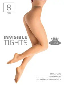 INVISIBLE TIGHTS 8 DEN punčochové kalhoty Lady B