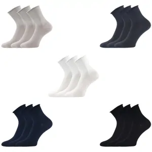 FLOUI slabé ponožky s ohrnovacím zdravotním lemem Lonka