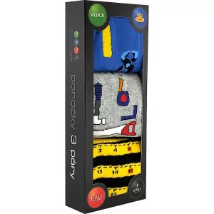 DEBOX barevné vánoční ponožky Lonka - NÁŘADÍ