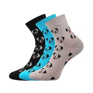 FELIXA dámské veselé ponožky s kočkami LONKA - PEJSCI