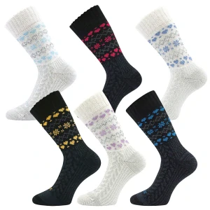 VELTRA zimní merino ponožky s norským vzorem VoXX
