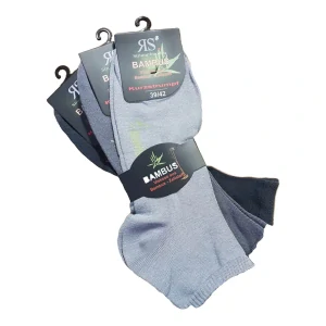 Dámské i pánské kotníkové bambusové ponožky RS