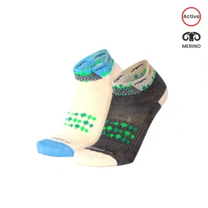 LUZY LUZ nízké veselé merino ponožky Moose