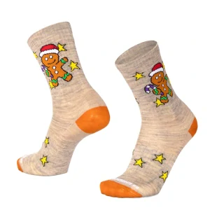 BESKYD GINGER vánoční merino ponožky Moose