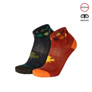 LUZY WOOD nízké merino ponožky Moose