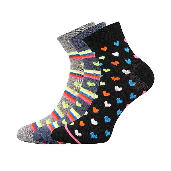 JANA dámské barevné ponožky - MIX 52