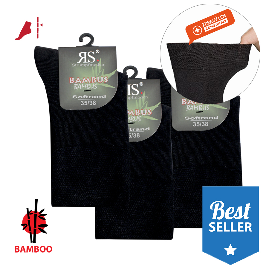 Klasické bambusové ponožky RS