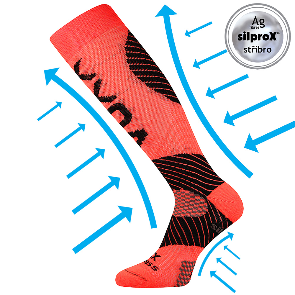 PROTECT kompresní podkolenky Voxx - NEON