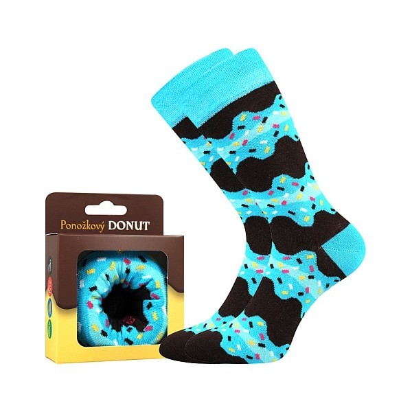 DONUT veselé dárkové ponožky Boma