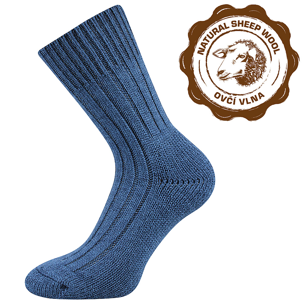 WILLIE vlněné silné zimní pletené ponožky Voxx