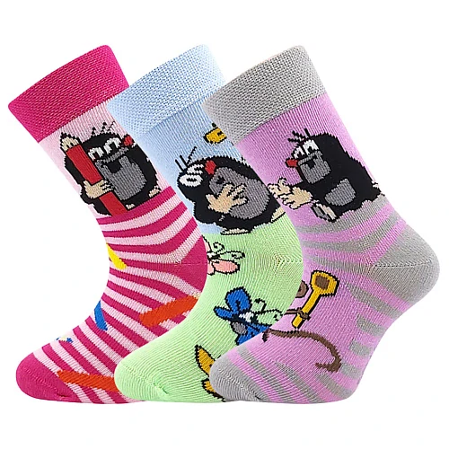 KRTEK NEW dětské klasické ponožky Boma