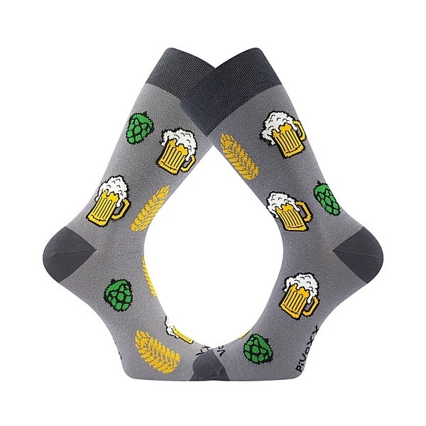 PIVoXX + PLECHOVKA pivní ponožky Voxx - vzor D