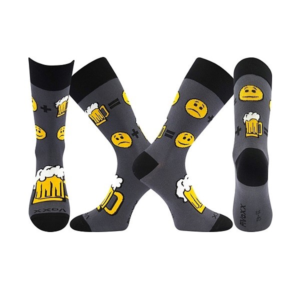 PIVoXX + PLECHOVKA pivní ponožky Voxx - vzor E