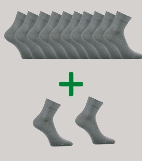 GAZDAN 10+2 ZDARMA snížené ponožky extra volný lem Lonka