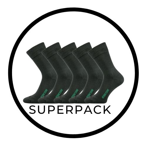 SUPERPACK - ZEUS zdravotní antibakteriální ponožky VoXX - 5 párů