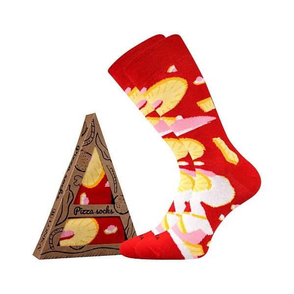 PIZZA veselé ponožky Lonka