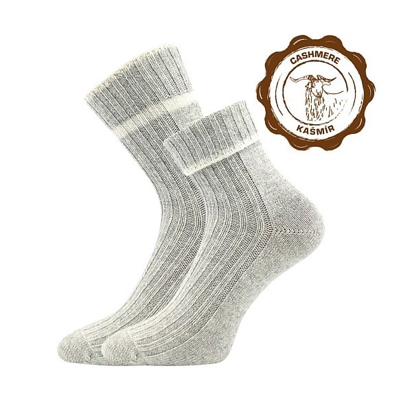 CIVETTA silné pletené ponožky z kašmíru VoXX