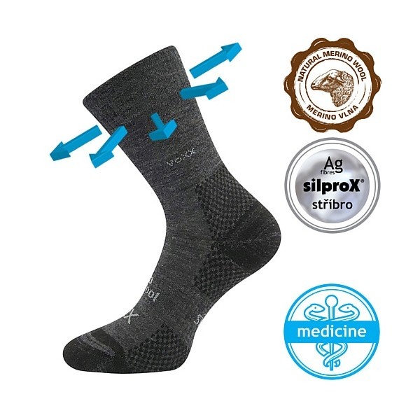 MENKAR sportovní vlněné ponožky VoXX