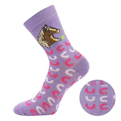 FILIP 05 ABS protiskluzové dětské ponožky - PINK