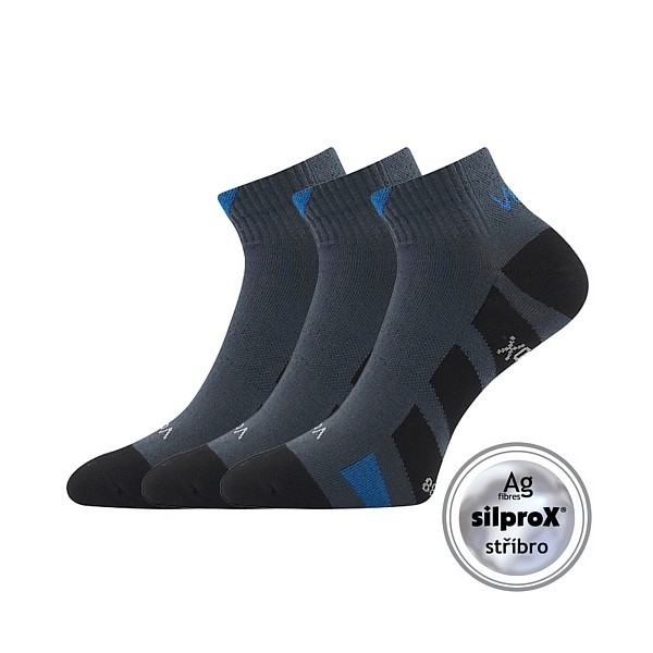 GASTM kotníkové sportovní ponožky se stříbrem VoXX