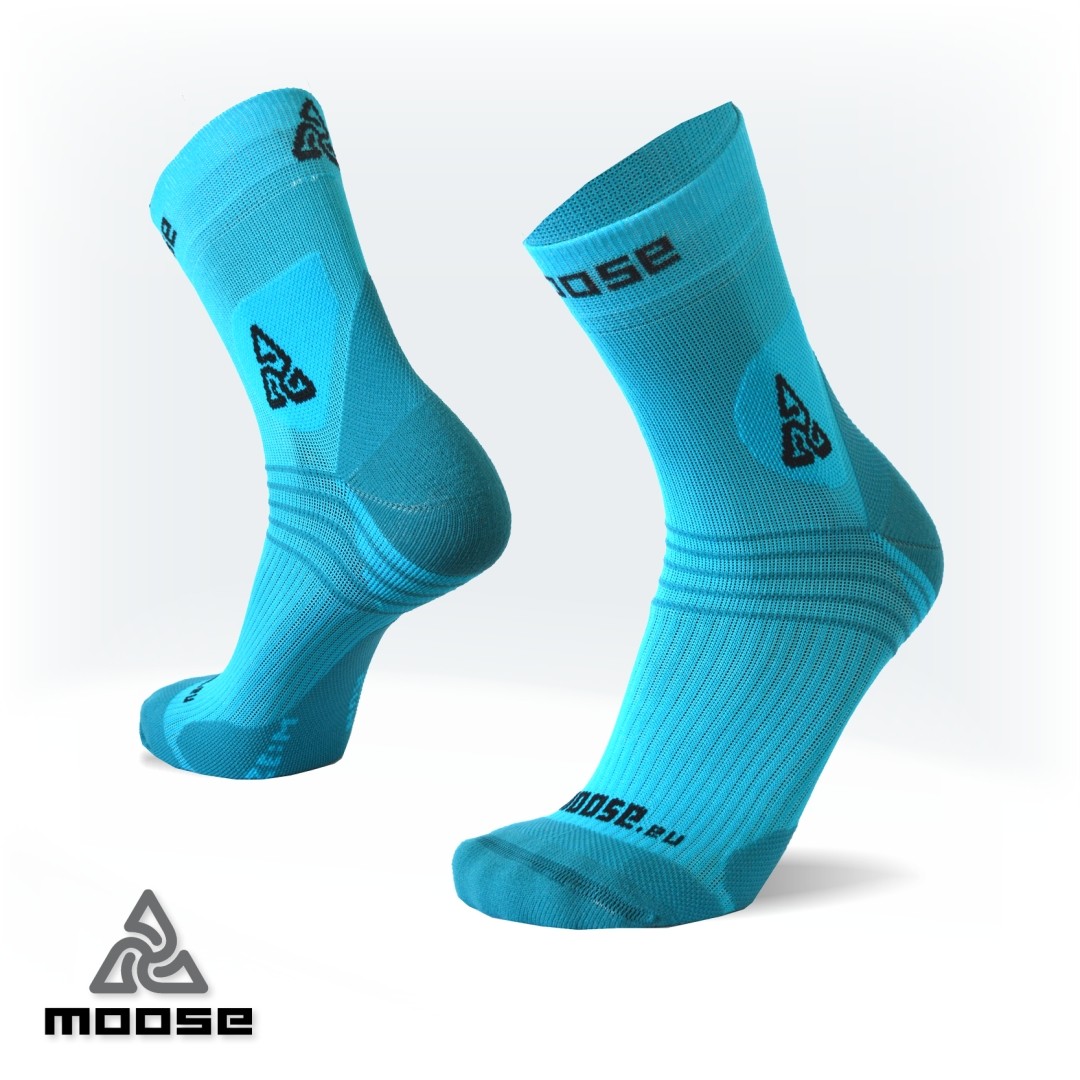 COMPRESS RUN běžecké kompresní ponožky Moose