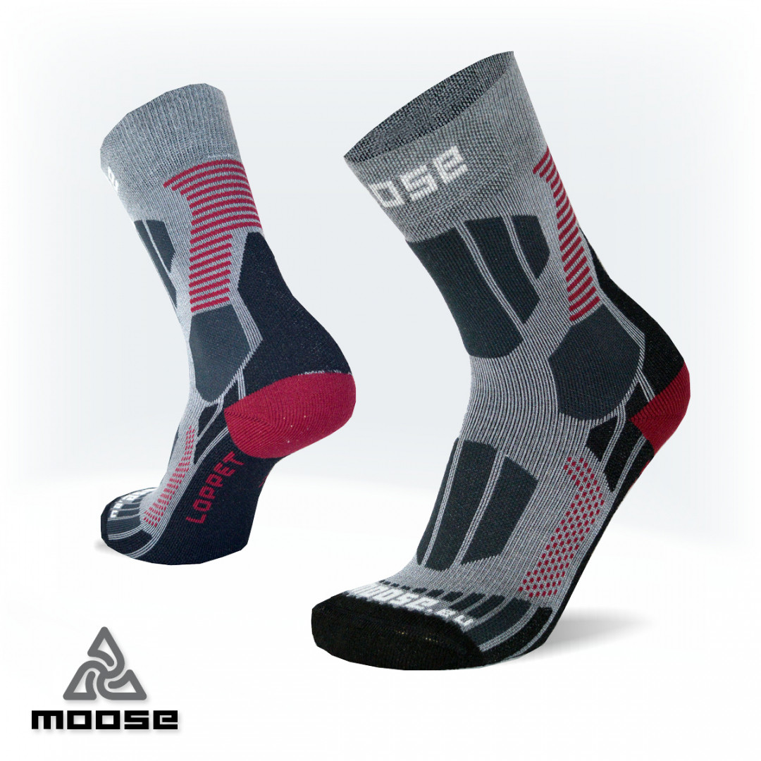 LOPPET běžkařské merino ponožky Moose