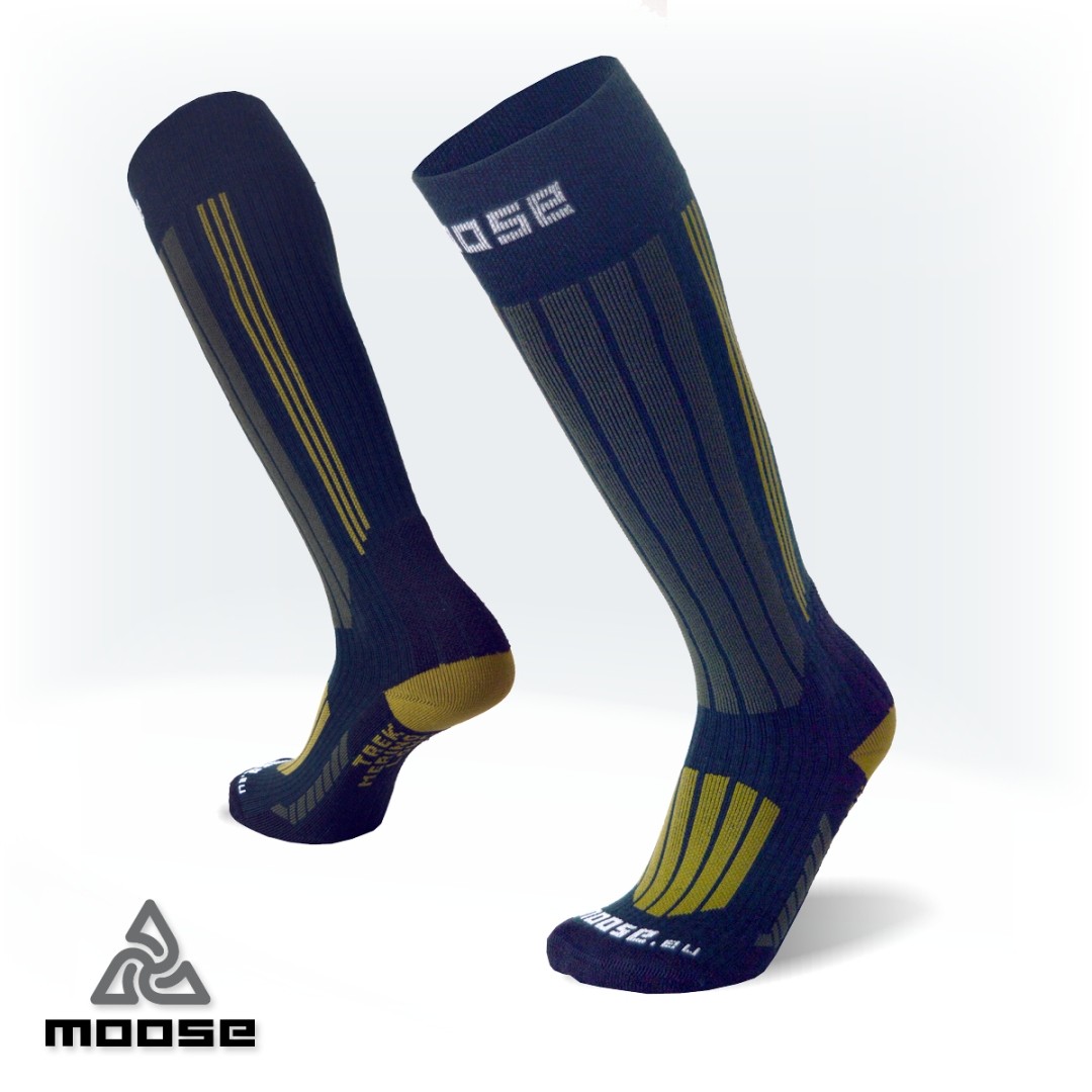 TREK LONG turistické merino podkolenky Moose