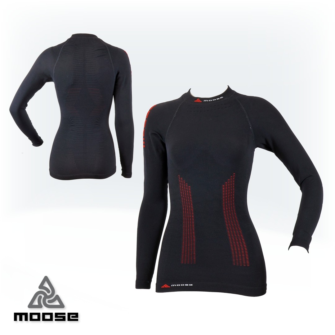 SPEED TEE LSL WOMEN seamless polokompresní termoprádlo Moose