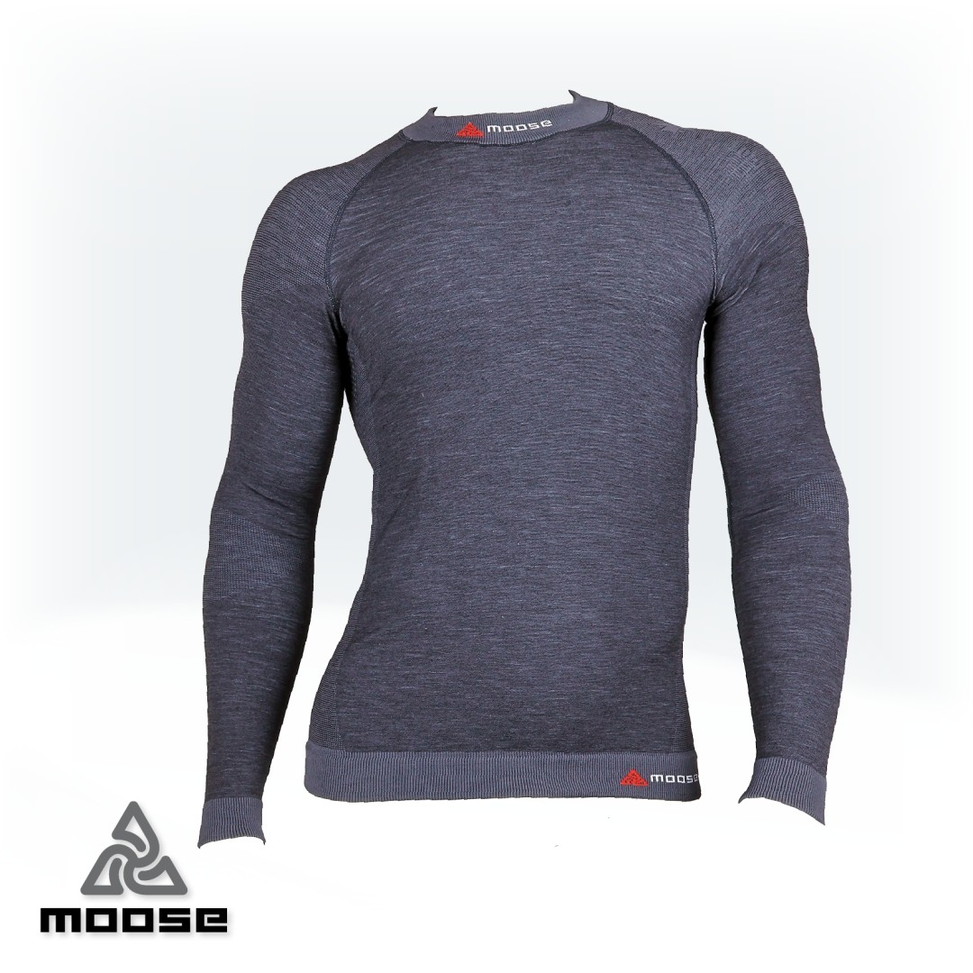 BASE MERINO TEE MEN teplé sportovní termoprádlo Moose