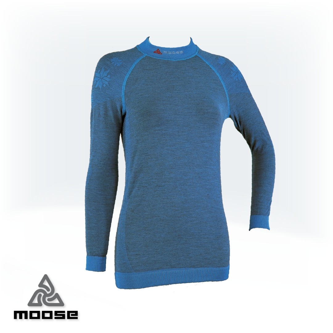 BASE MERINO TEE WOMEN teplé sportovní termoprádlo Moose