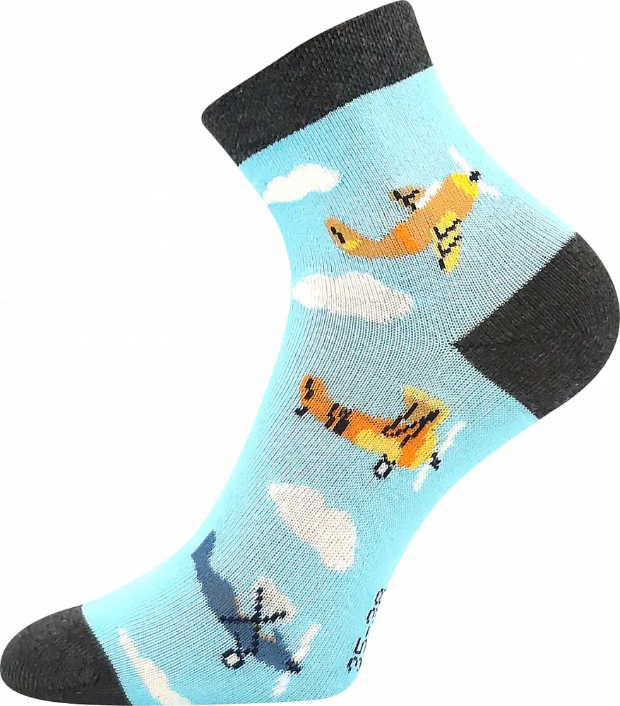 KAY veselé dětské slabé ponožky Boma - LETADLO