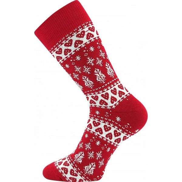 ZIMONA teplé vánoční ponožky s norským vzorem VoXX