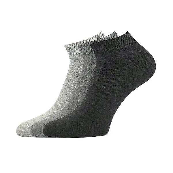 EKOS nízké jednobarevné bambusové ponožky Boma