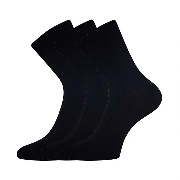 EKOM středně vysoké jednobarevné bambusové ponožky Boma