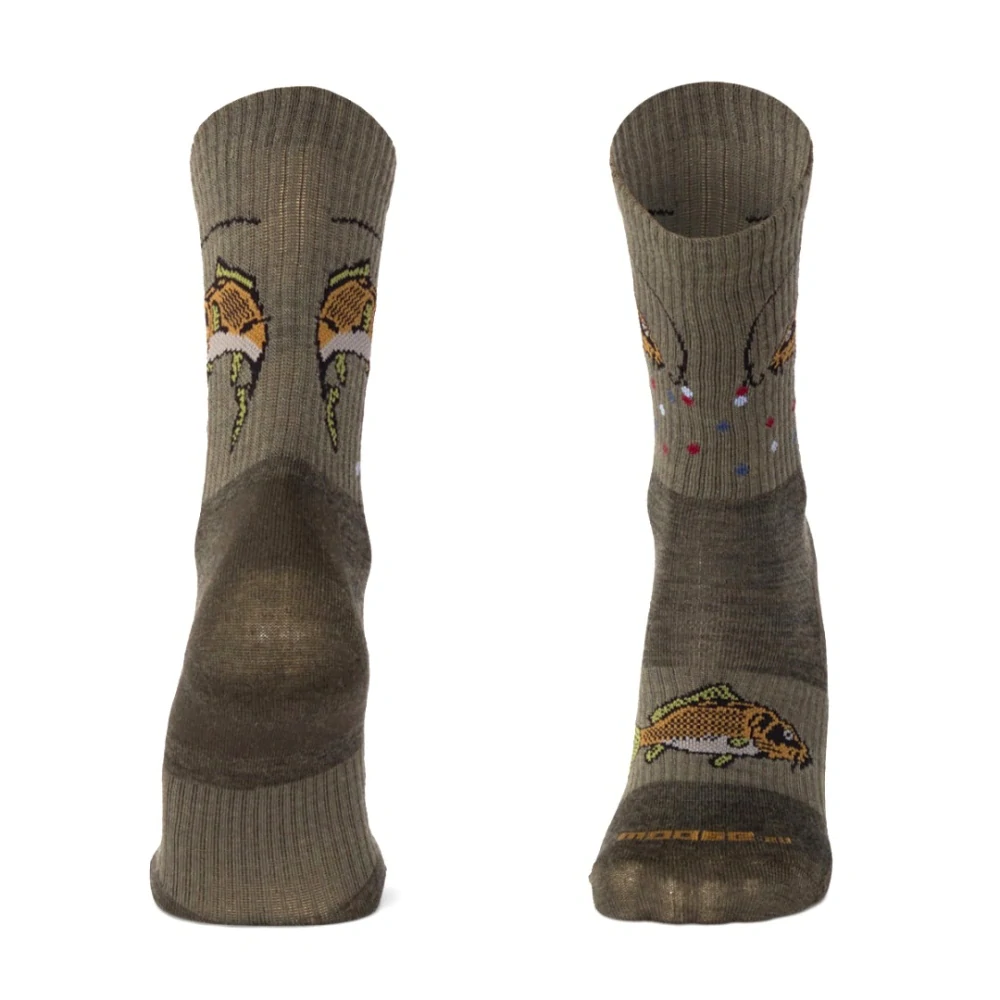 BESKYD CARP veselé merino ponožky Moose