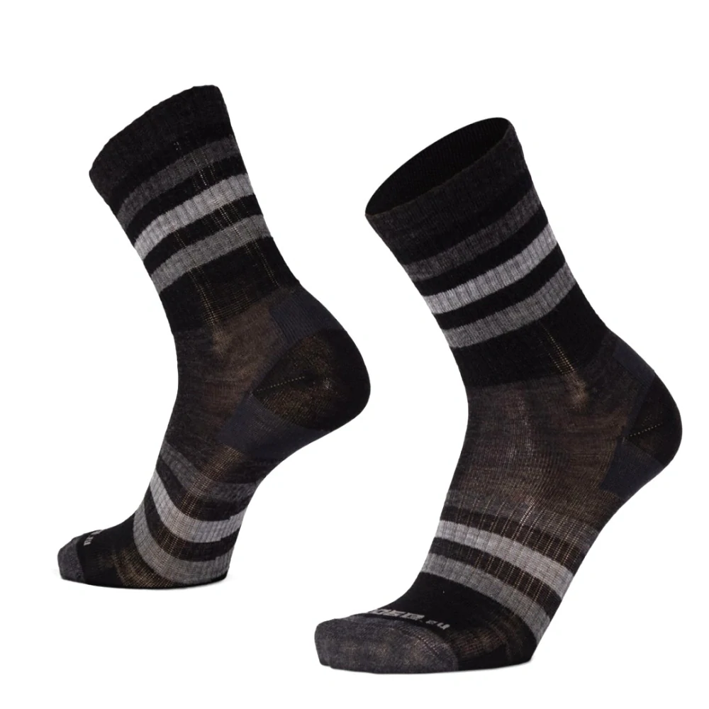 BESKYD LINE pruhované veselé merino ponožky Moose