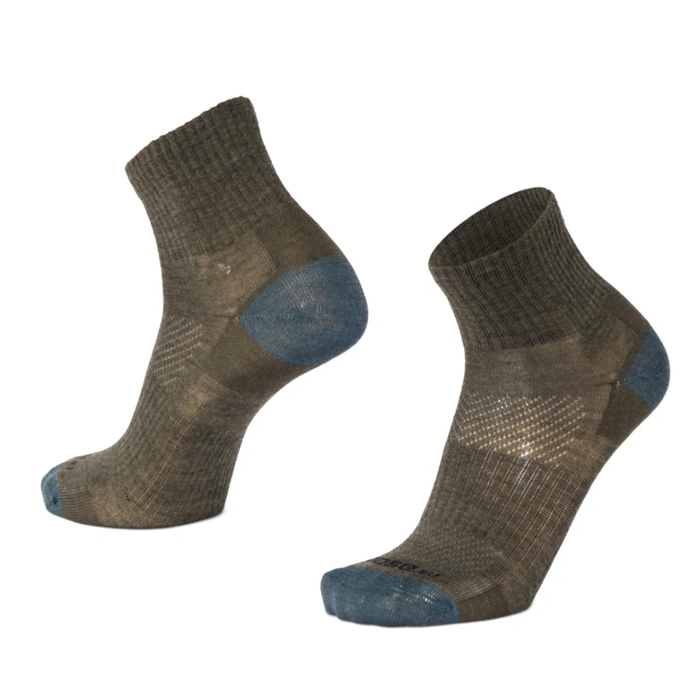 ORLIK ONE jednobarevné kotníkové merino ponožky Moose