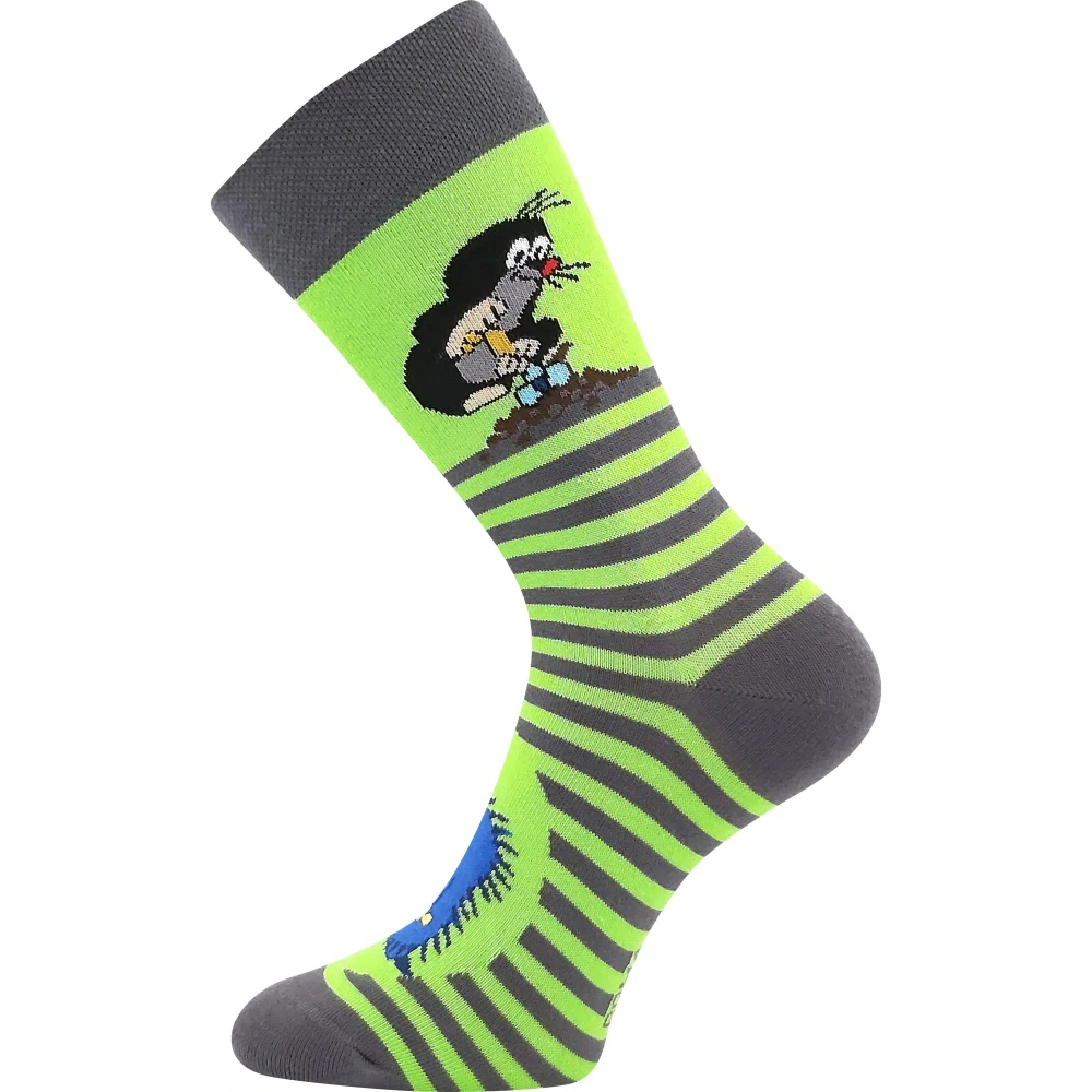 KR 111 PRUHY barevné ponožky Boma - KRTEČEK