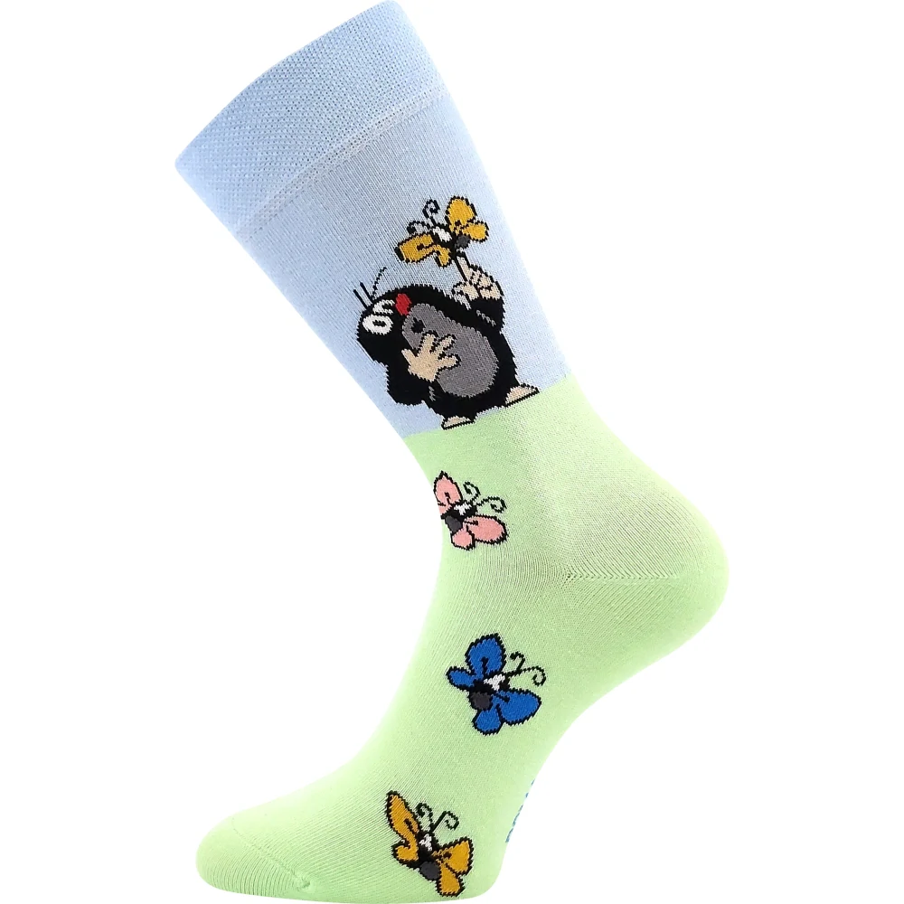 KR 111 PRUHY barevné ponožky Boma - KRTEČEK 