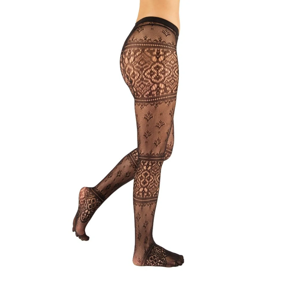 FISHNET TIGHTS silonové prstové punčocháče ToeToe - TULIP