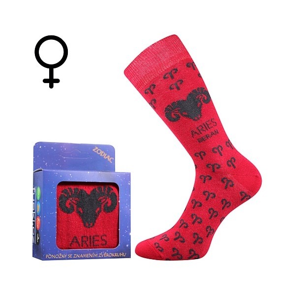 ZODIAC barevné ponožky motiv zvěrokruh Boma