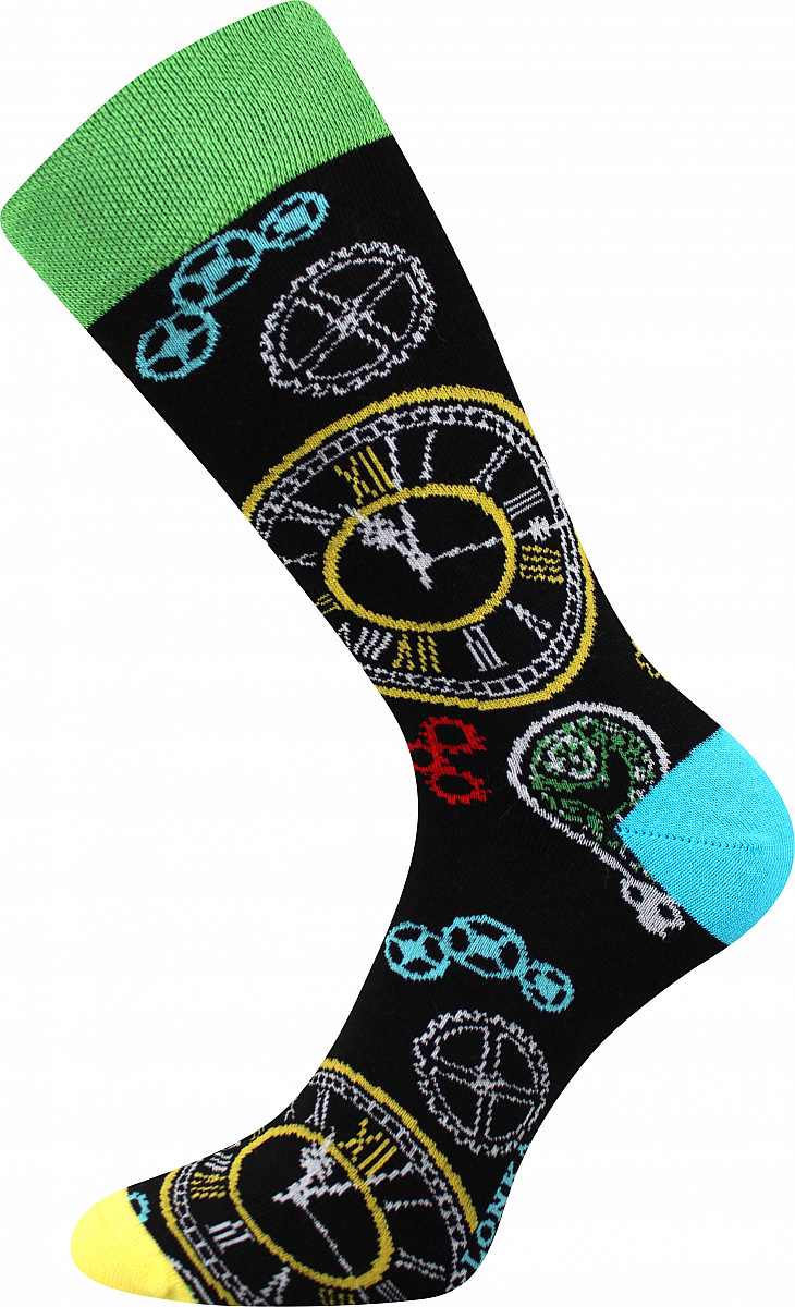 DEBOX barevné vánoční ponožky Lonka - WHISKY