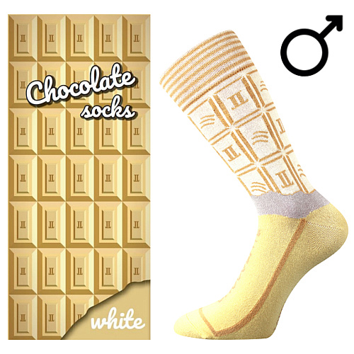 CHOCOLATE sladké veselé ponožky Lonka