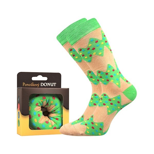 DONUT veselé dárkové ponožky Boma