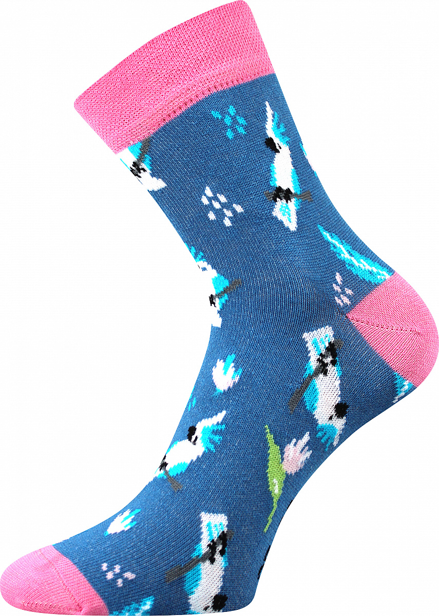 XANTIPA dámské barevné ponožky - EXOTIKA mix 66