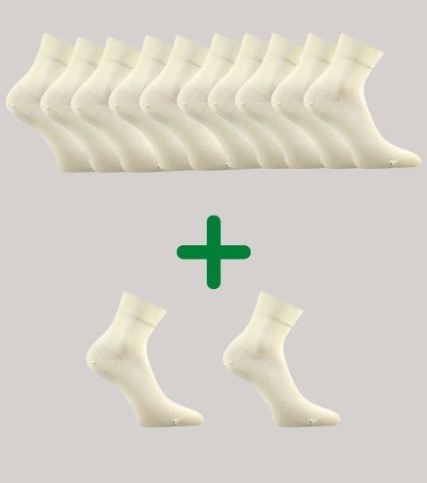 GAZDAN 10+2 ZDARMA snížené ponožky extra volný lem Lonka